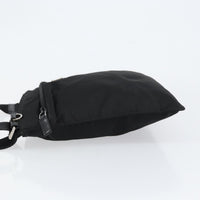 Prada Prada Front Pocket Messenger Bag Tessuto Black Nylon Shoulder Bag Bag (Pre-Loved)