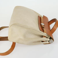 Hermes Herbag A Dos Backpack Toile Beige Canvas Backpack Bag (Authentic Pre-Loved)