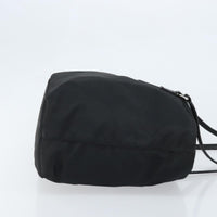 Prada Vintage Zip Tote Tessuto Black Nylon Tote Bag Bag (Authentic Pre-Loved)