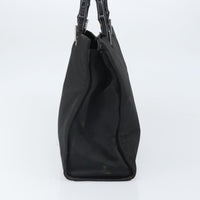 Gucci Bamboo Tote Bag Nylon Black Nylon Tote Bag Bag (Pre-Loved)