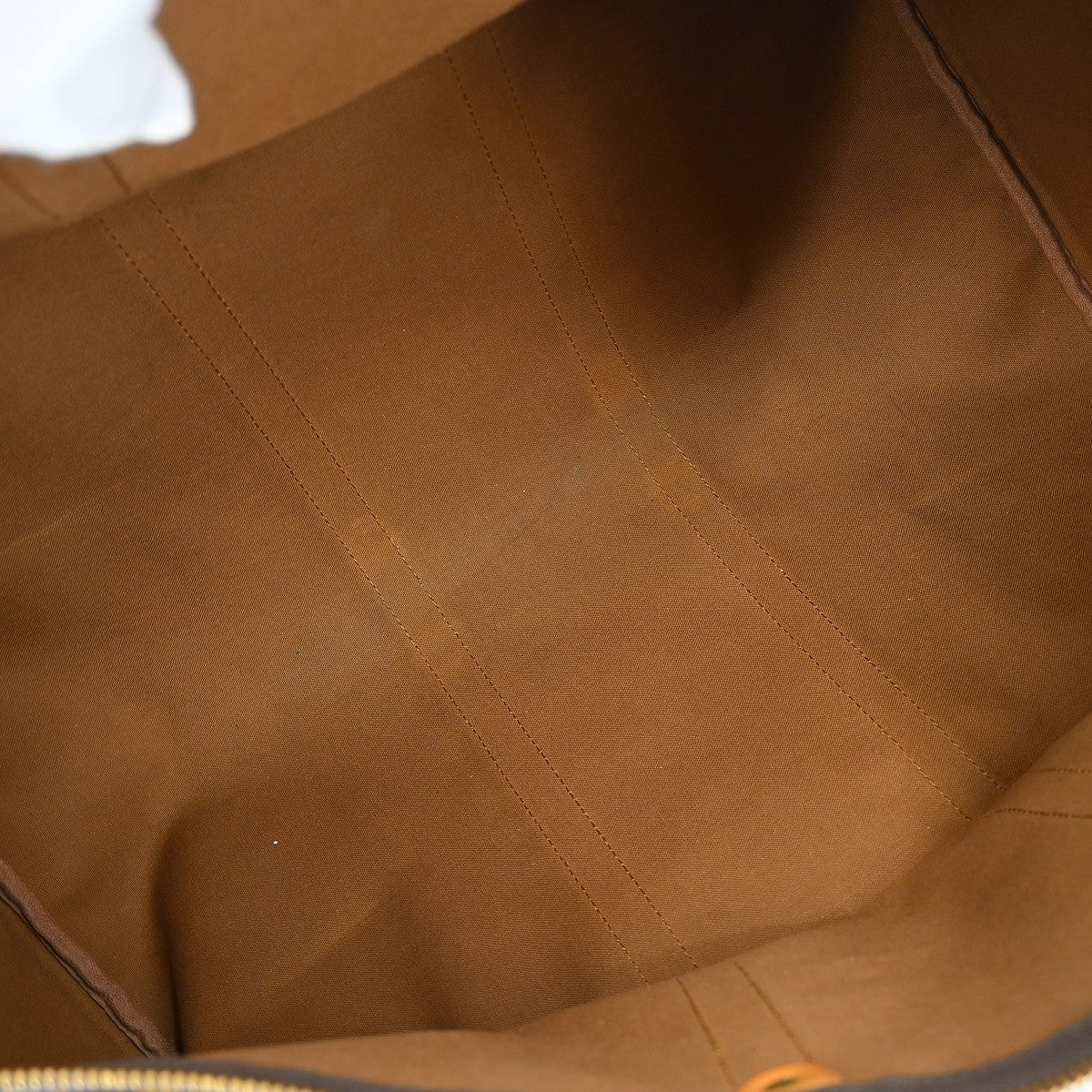 Louis Vuitton Keepall Bag Monogram Canvas Brown Canvas Travel Bag Bag (Pre-Loved)