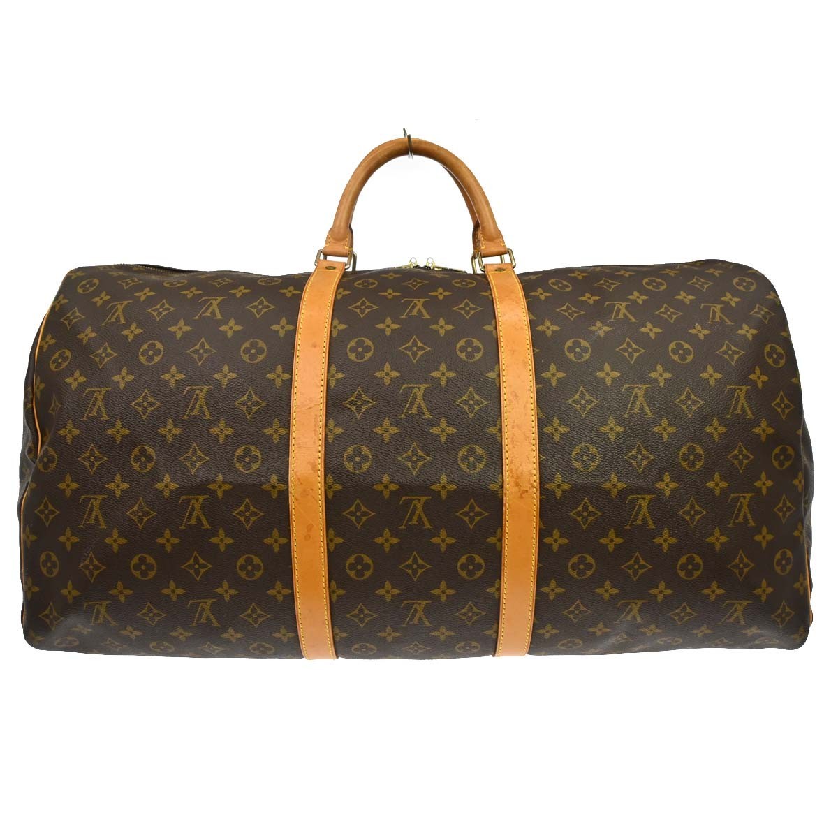 Louis Vuitton Keepall Bag Monogram Canvas Brown Canvas Travel Bag Bag (Authentic Pre-Loved)