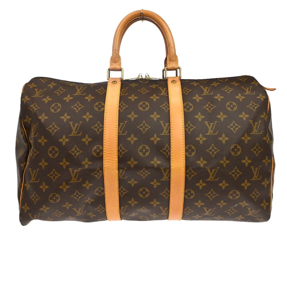 Louis Vuitton Louis Vuitton Keepall Bag Monogram Canvas Brown Canvas Travel Bag Bag (Pre-Loved)