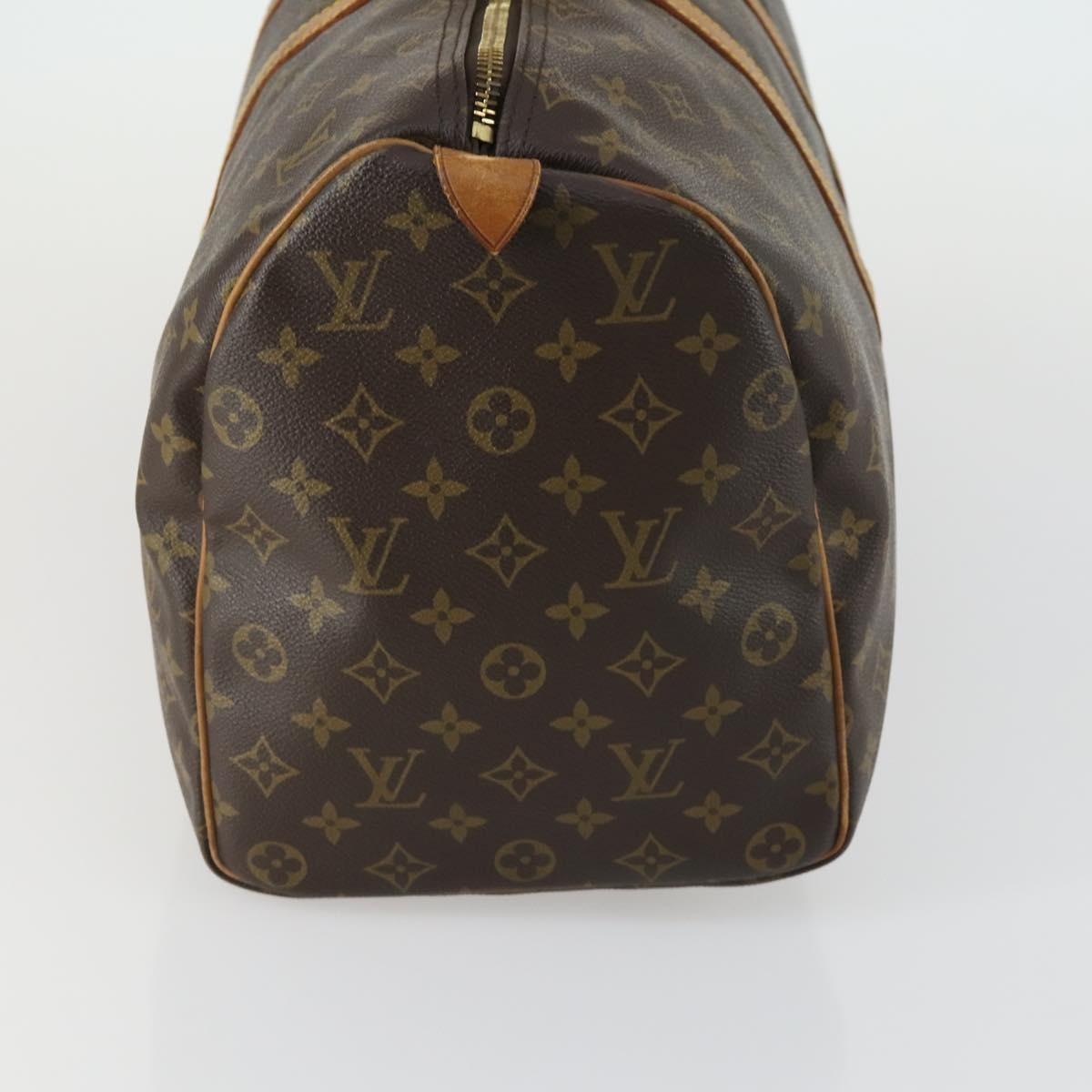 Louis Vuitton Keepall Bag Monogram Canvas Brown Canvas Travel Bag Bag (Pre-Loved)