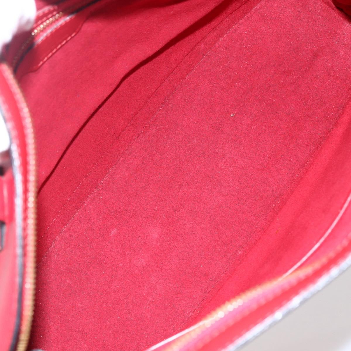 Louis Vuitton Lussac Handbag Epi Leather Red Leather Shoulder Bag Bag (Pre-Loved)