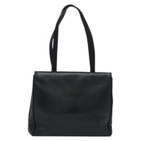 Salvatore Ferragamo Vintage Vara Bow Tote Lizard Embossed Leather Navy Leather Tote Bag Bag (Authentic Pre-Loved)