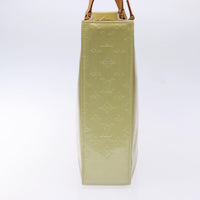 Louis Vuitton Columbus Handbag Monogram Vernis Beige Patent_Leather Tote Bag Bag (Authentic Pre-Loved)