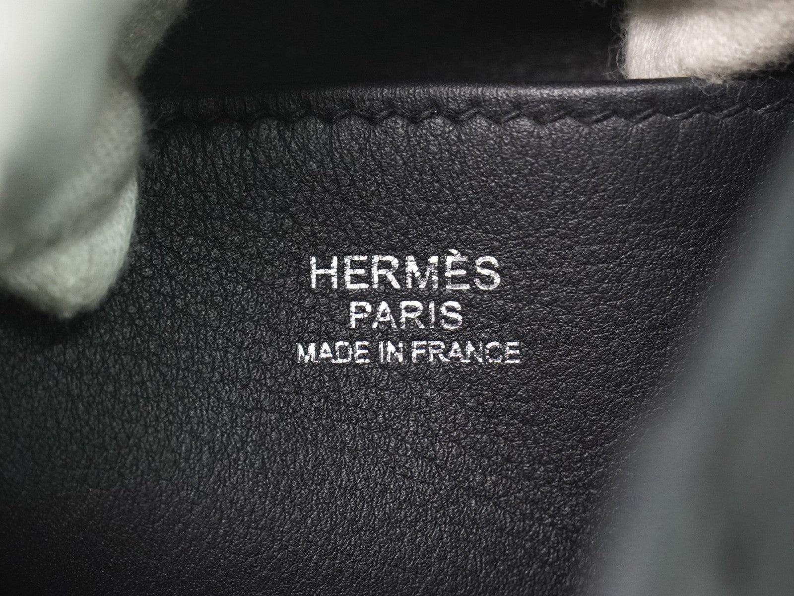 Hermes Licol Bag Volupto Black Leather Shoulder Bag Bag (Pre-Loved)