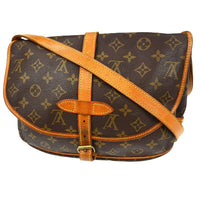 Louis Vuitton Louis Vuitton Saumur Handbag Monogram Canvas Brown Canvas Shoulder Bag Bag (Pre-Loved)