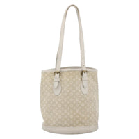 Louis Vuitton Petit Bucket Bag Mini Lin Beige Canvas Shoulder Bag Bag (Pre-Loved)