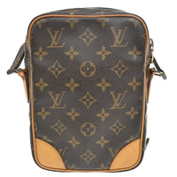 Louis Vuitton Danube Handbag Monogram Canvas Brown Canvas Shoulder Bag Bag (Authentic Pre-Loved)
