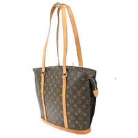 Louis Vuitton Babylone Handbag Monogram Canvas Brown Canvas Shoulder Bag Bag (Pre-Loved)