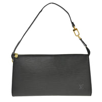 Louis Vuitton Louis Vuitton Pochette Accessoires Epi Leather Black Leather Clutche & Pouche Bag (Authentic Pre-Loved)