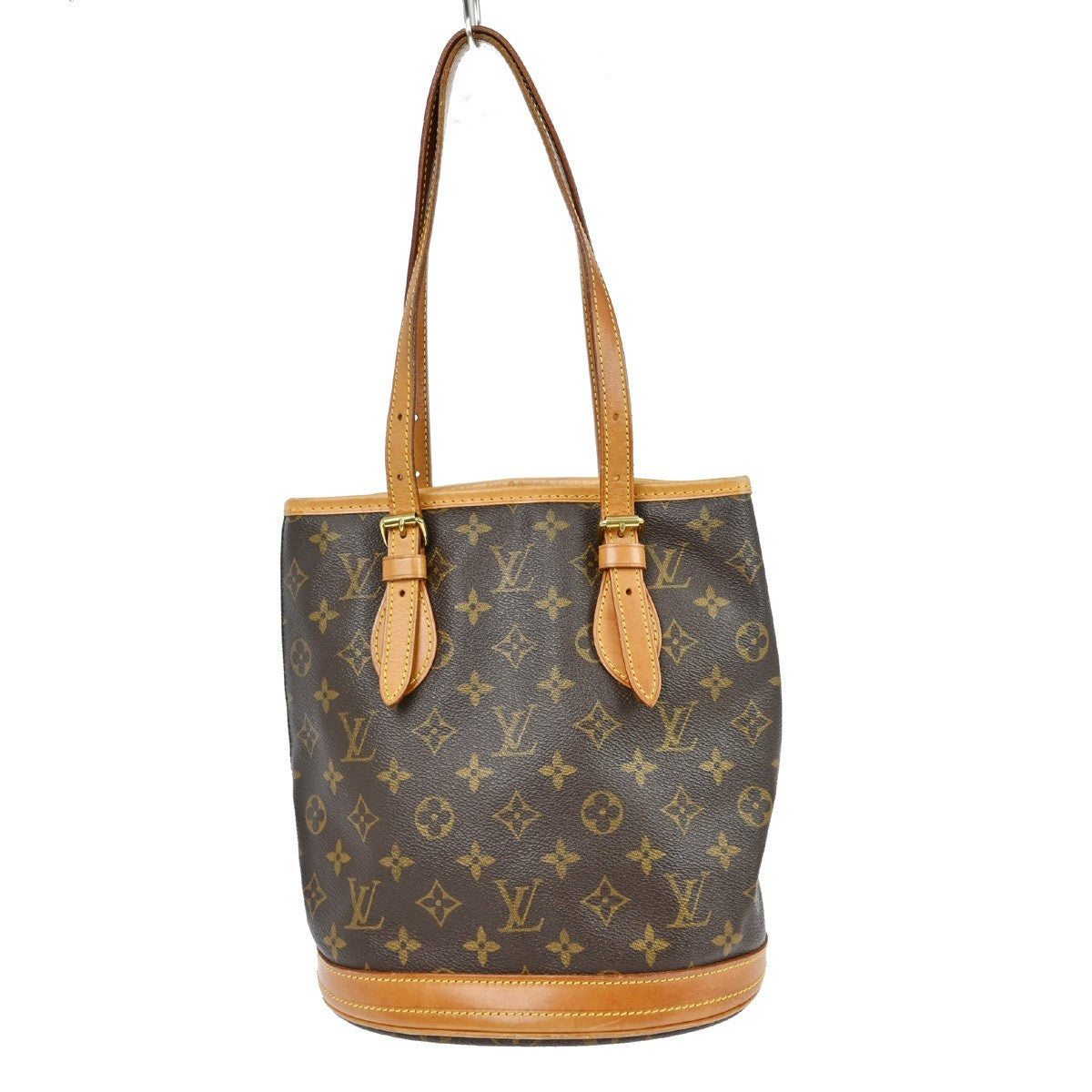 Louis Vuitton Louis Vuitton Petit Bucket Bag Monogram Canvas Brown Canvas Tote Bag Bag (Pre-Loved)