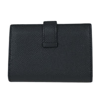 Hermes Bearn Wallet Epsom Black Leather Wallets Accessory (Pre-Loved)