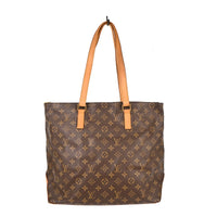 Louis Vuitton Louis Vuitton Cabas Mezzo Monogram Canvas Brown Canvas Tote Bag Bag (Pre-Loved)