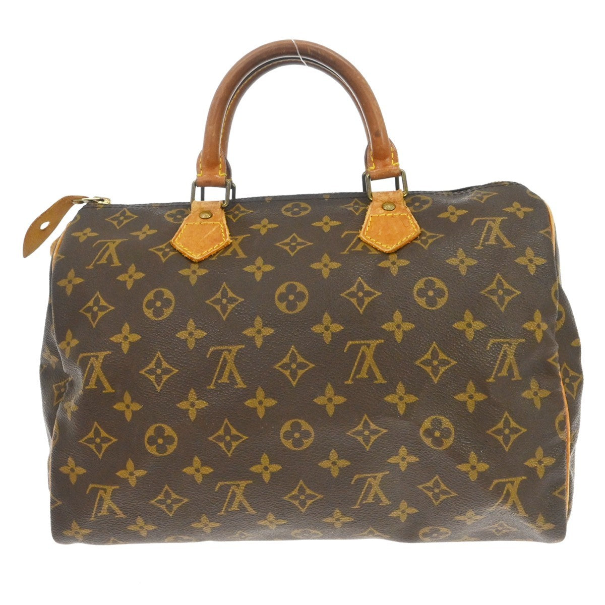 Louis Vuitton Louis Vuitton Speedy Handbag Monogram Canvas Brown Canvas Handbag (Pre-Loved)