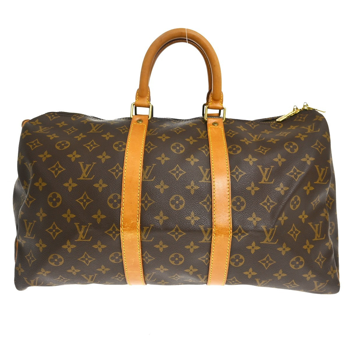 Louis Vuitton Louis Vuitton Keepall Bag Monogram Canvas Brown Canvas Travel Bag Bag (Authentic Pre-Loved)