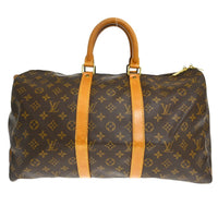 Louis Vuitton Louis Vuitton Keepall Bag Monogram Canvas Brown Canvas Travel Bag Bag (Authentic Pre-Loved)