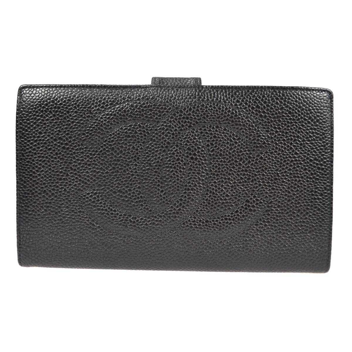 Chanel Timeless Cc French Wallet Caviar Black Leather Wallets Accessory (Authentic Pre-Loved)