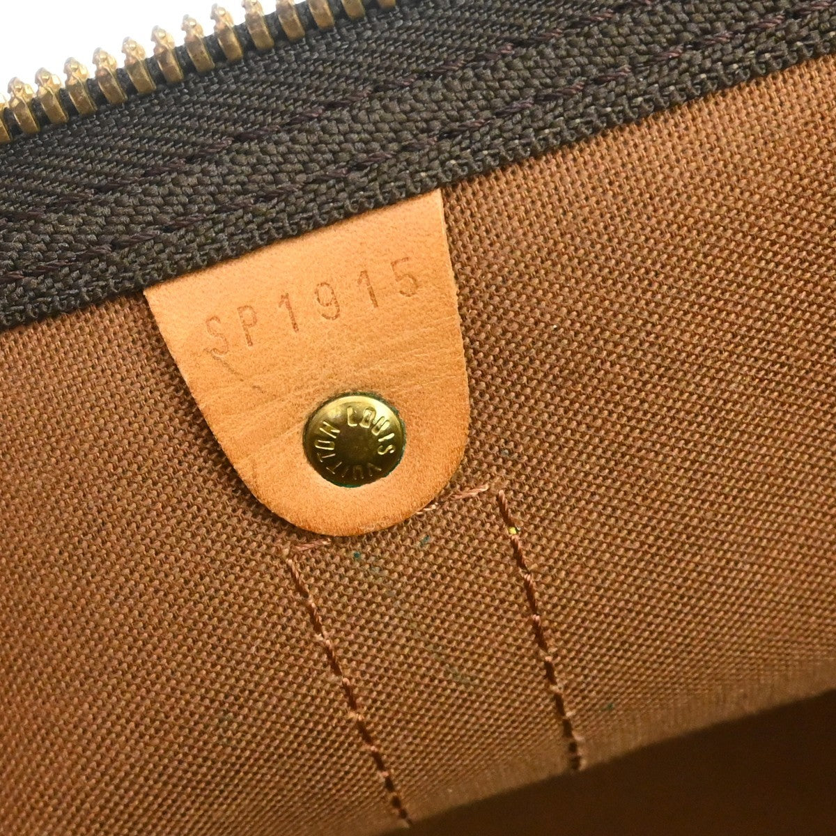 Louis Vuitton Keepall Bag Monogram Canvas Brown Canvas Travel Bag Bag (Pre-Loved)