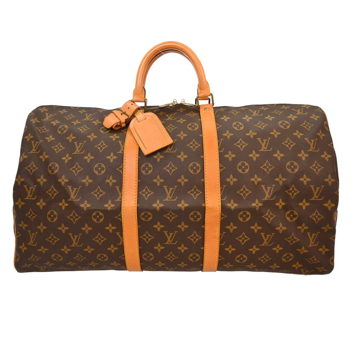 Louis Vuitton Louis Vuitton Keepall Bag Monogram Canvas Brown Canvas Travel Bag Bag (Pre-Loved)