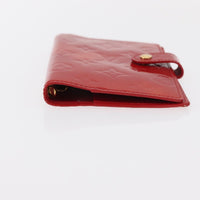 Louis Vuitton Agenda Cover Patent Leather Red Patent_Leather Toiletry Case Accessory (Authentic Pre-Loved)