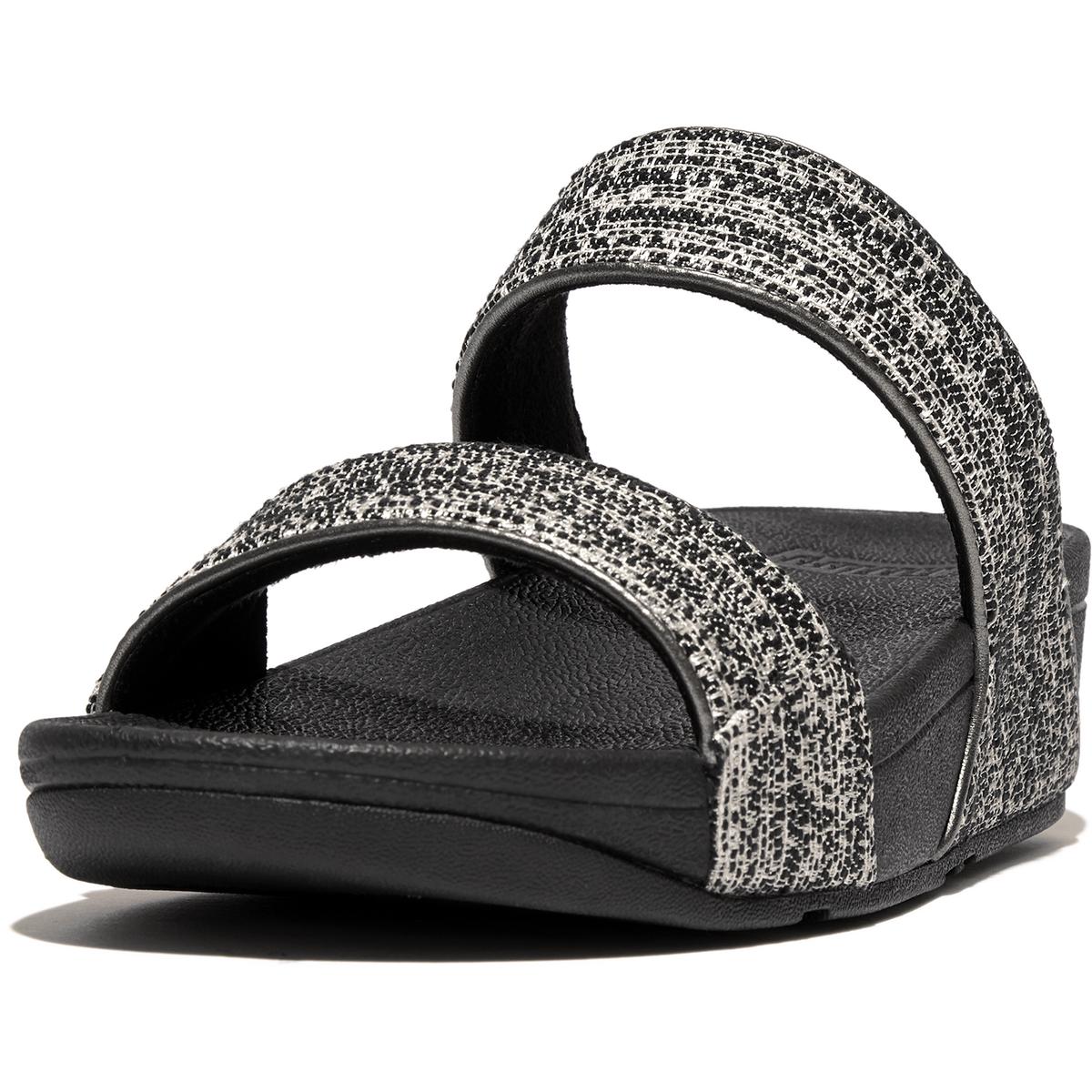 Lulu Shimmerweave Womens Woven Slide Sandals