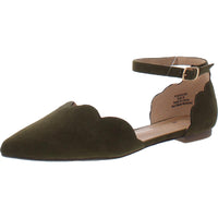 Lana Womens Faux Suede D'Orsay Ankle Strap