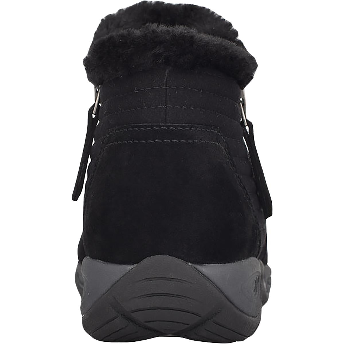 Elinot Womens Suede Slip On Ankle Boots