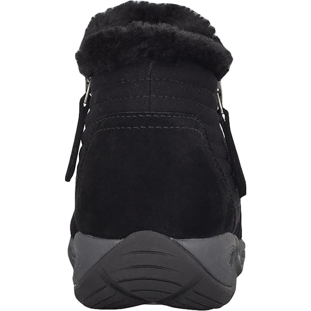 Elinot Womens Suede Slip On Ankle Boots