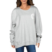 Zodiac Womens Heathered Graphic Sweatshirt, Crew