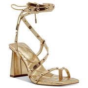 Zayve Womens Faux Leather Ankle Strap Heels