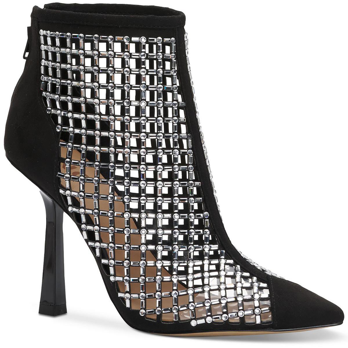 Senalda Womens Rhinestone Ankle Boots