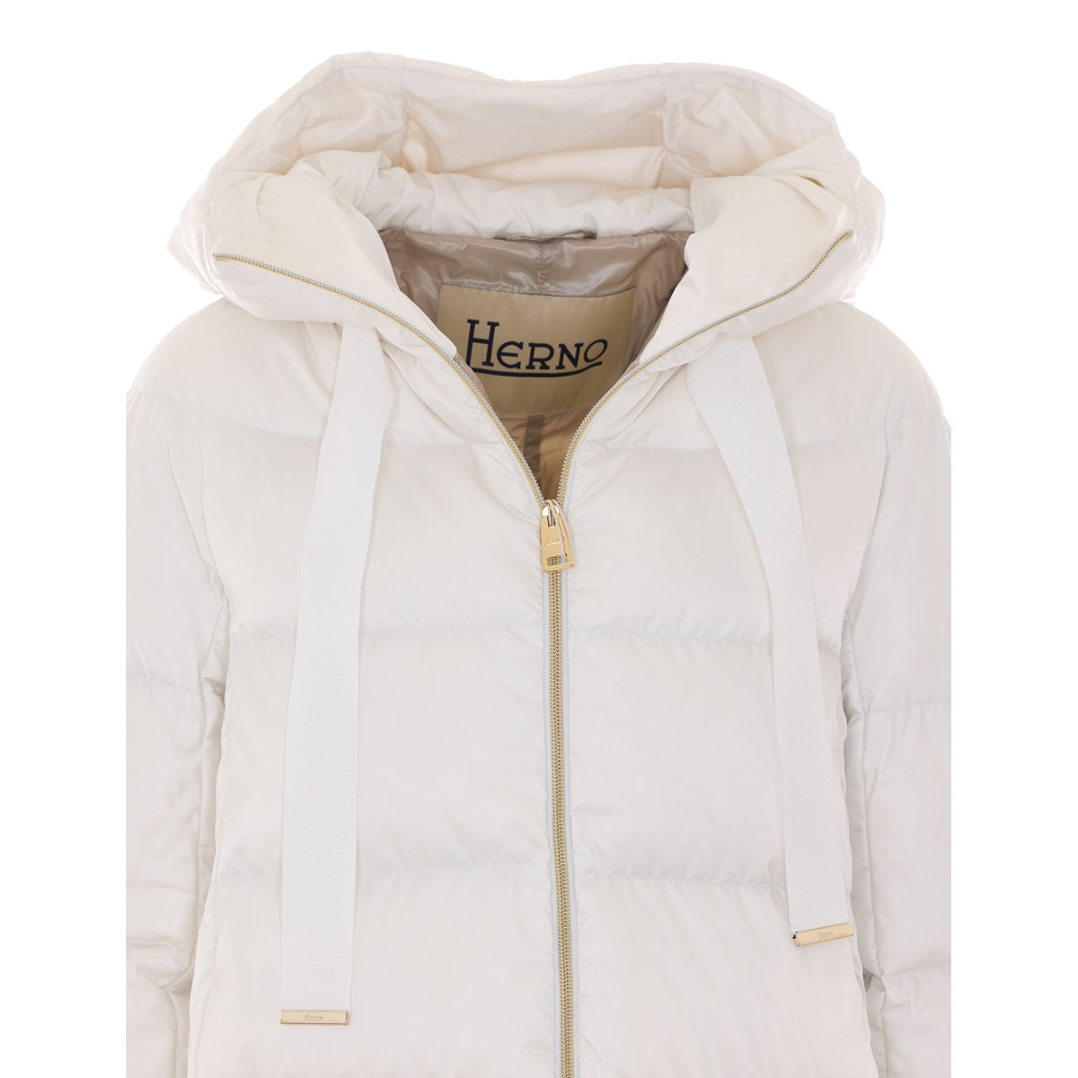 Herno Women Satin A-Shape Down Jacket