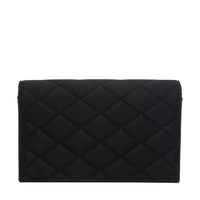 Saint Laurent Saint Laurent Women Satin Paris Wallet With Chain