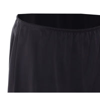 Saint Laurent Women Satin Silk Slip Skirt With Double Face Lace