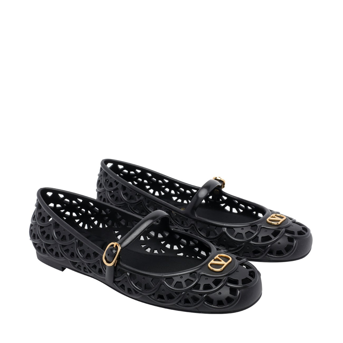 Valentino Garavani Valentino Garavani Women Scallops Motif Ondette Flats