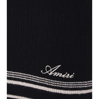 Amiri Women Script Logo Mini Knitted Skirt