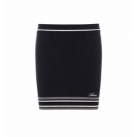 Amiri Women Script Logo Mini Knitted Skirt