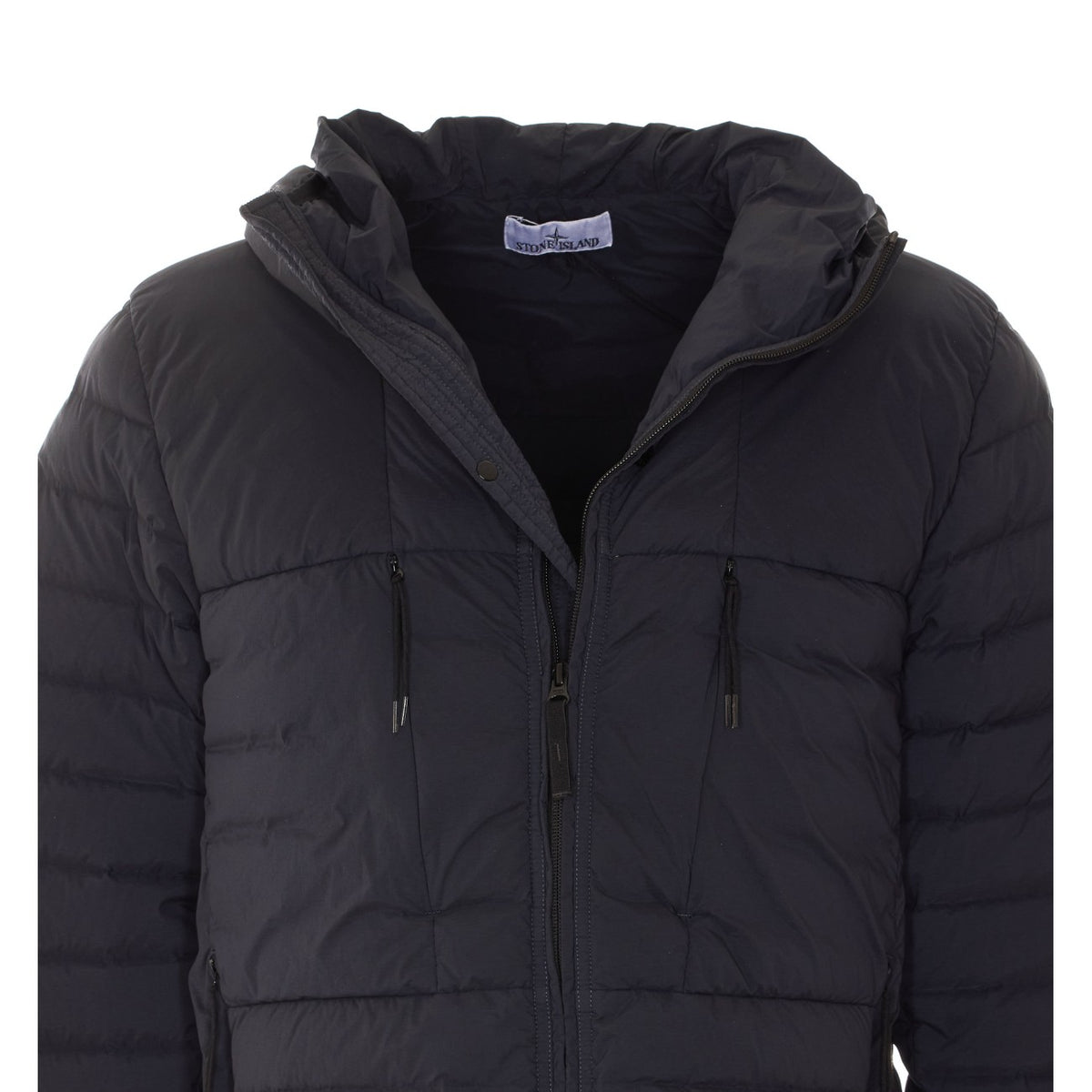 Stone Island Stone Island Men Seamless Tunnel Nylon Logo Down Jacket