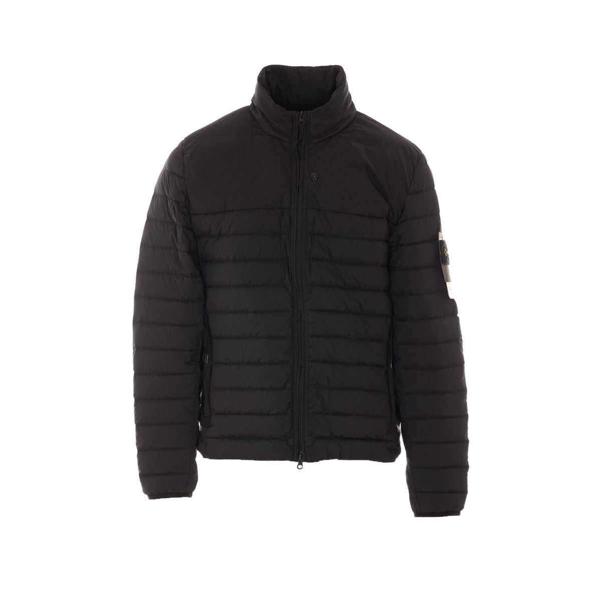 Stone Island Stone Island Men Seamless Tunnel Nylon Logo Down Jacket
