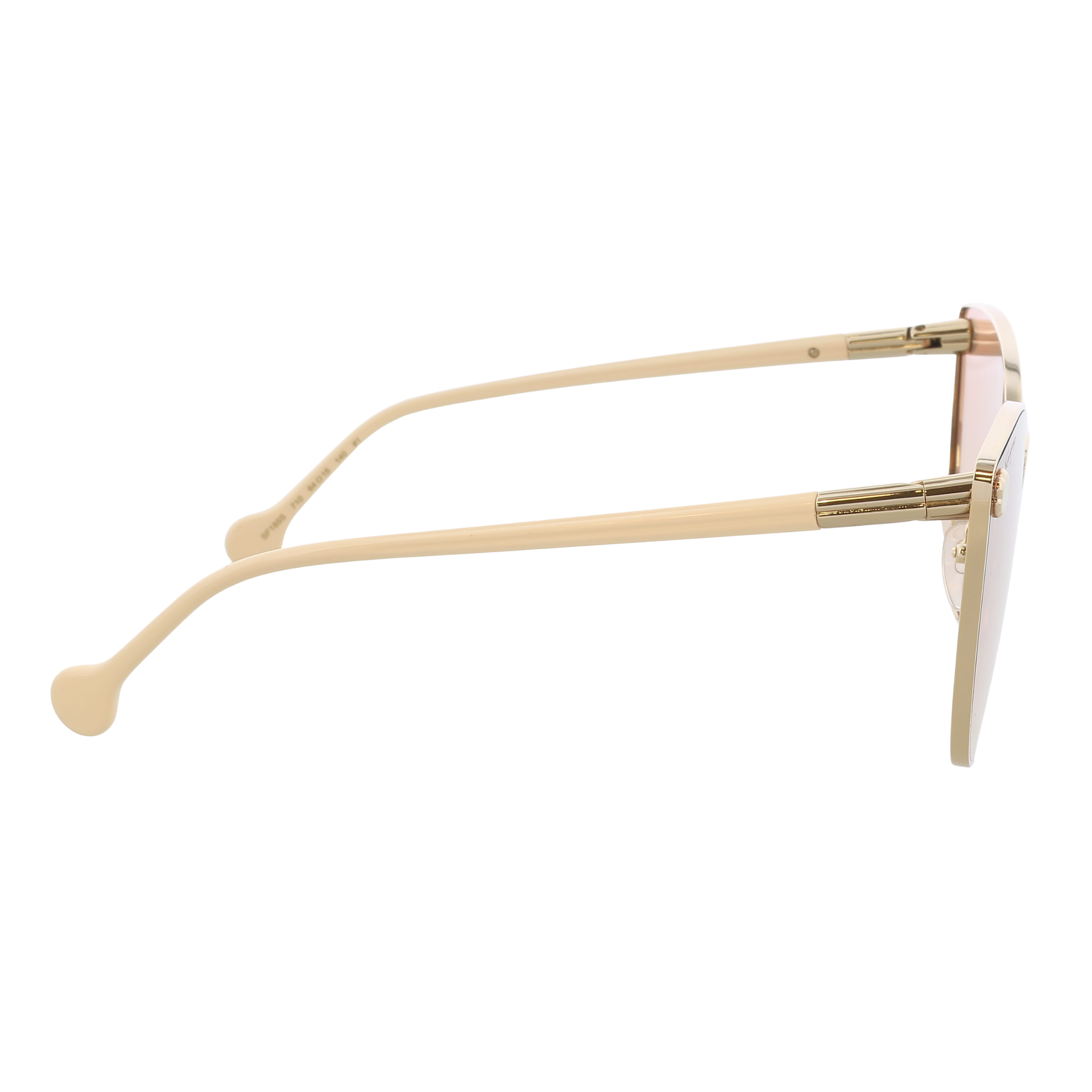 Salvatore Ferragamo Salvatore Ferragamo Crystal Pink/Nude Oval SF 614/S 664 Sunglasses