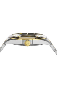 Ferragamo Mens Two Tone 42mm Bracelet Fashion Watch