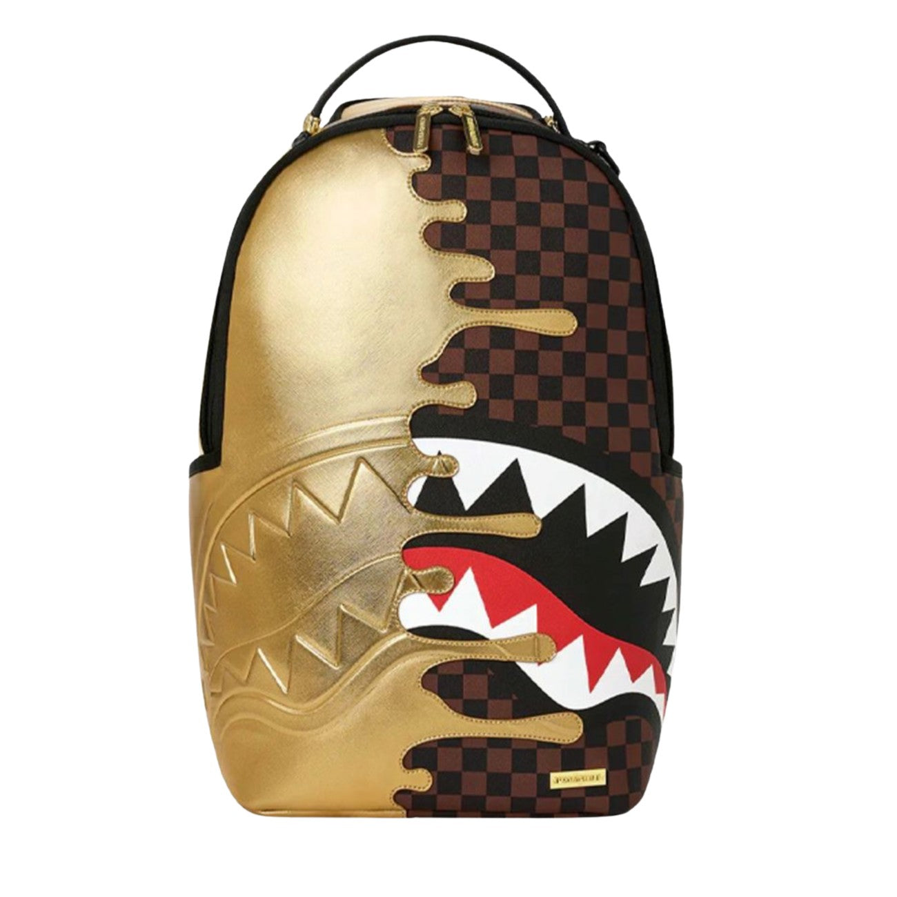 Sprayground Sprayground Men Sharks In Paris Gold Drip Backpack