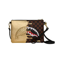 Sprayground Sprayground Men Sharks In Paris Gold Drip Clutch
