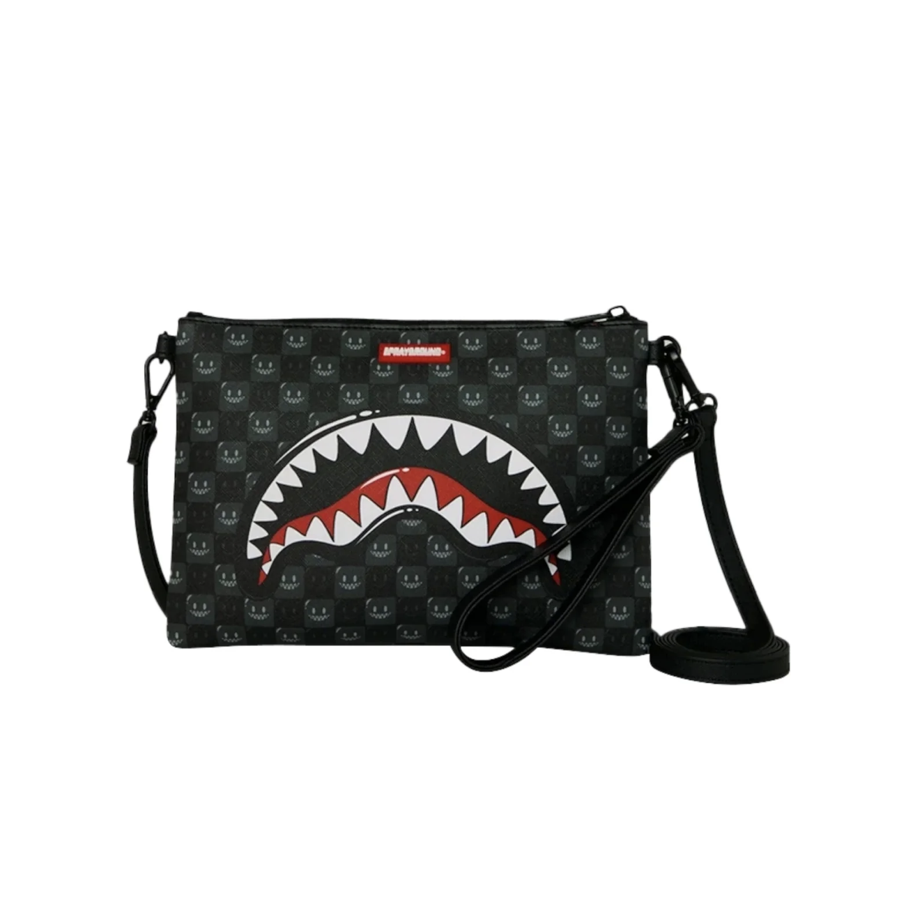 Sprayground Sprayground Men Sharks In Paris Wtf Bubbly Check Clutch
