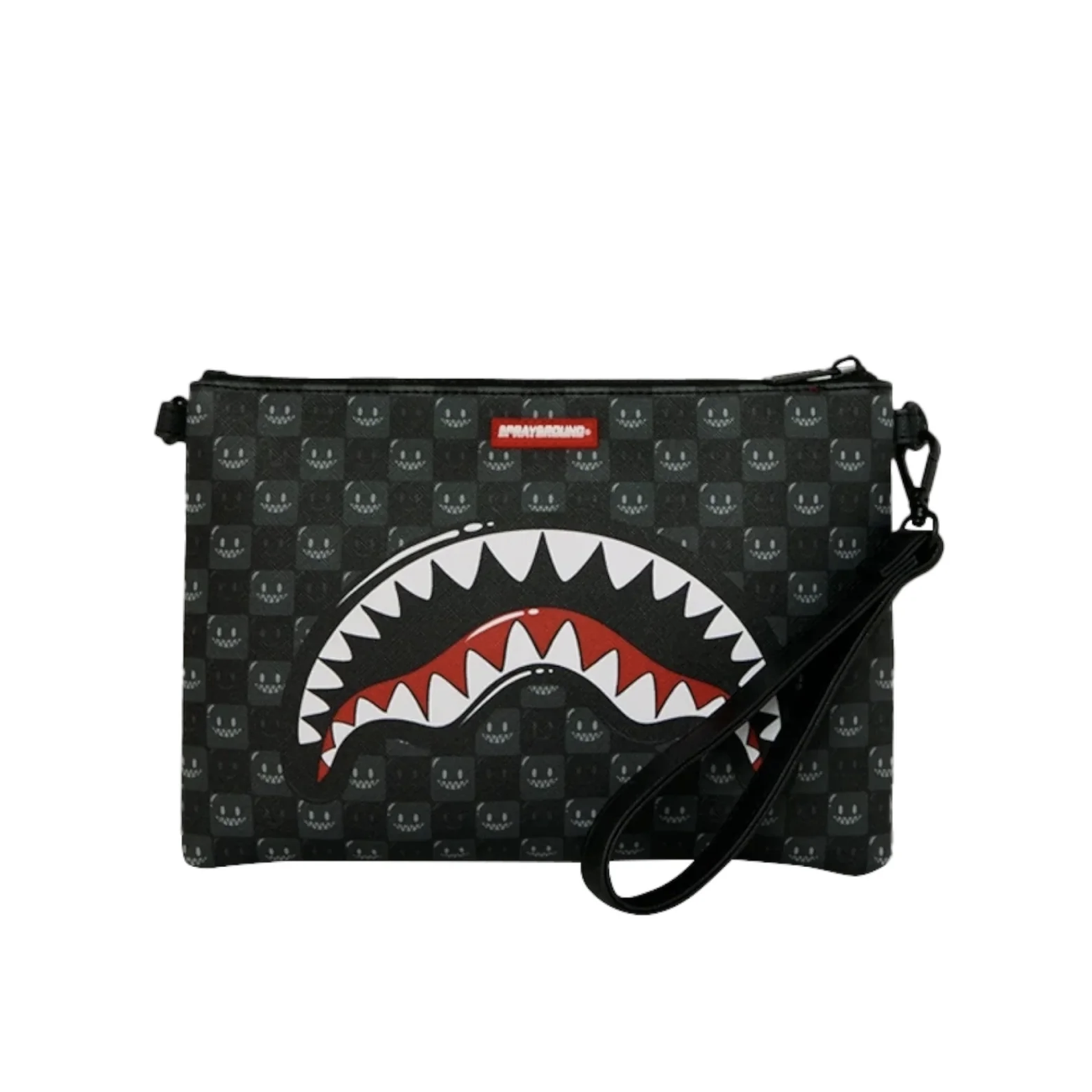 Sprayground Sprayground Men Sharks In Paris Wtf Bubbly Check Clutch