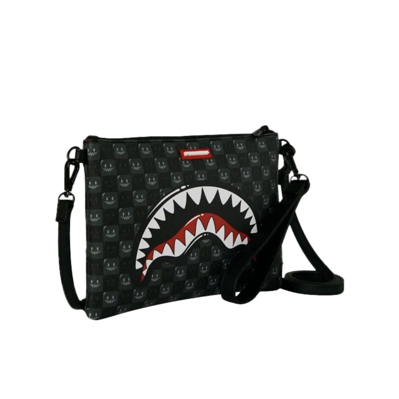 Sprayground Sprayground Men Sharks In Paris Wtf Bubbly Check Clutch