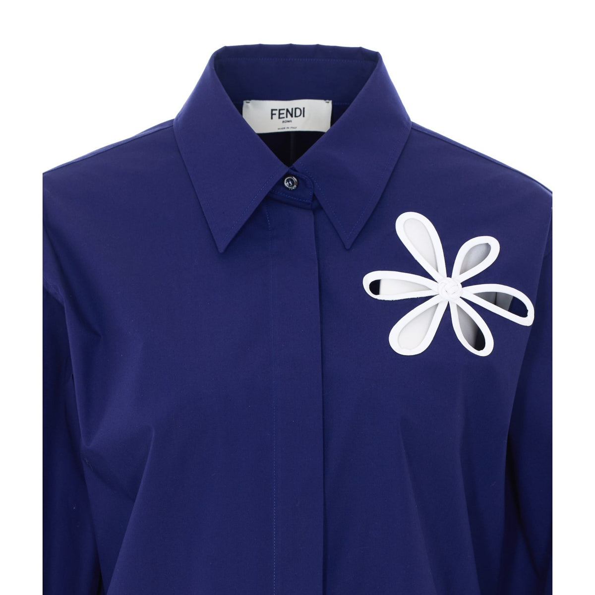Fendi Fendi Women Shirt With Fendi Ajour Motif